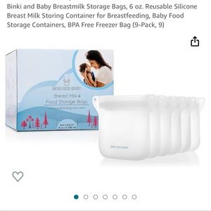 Silicone storage bags